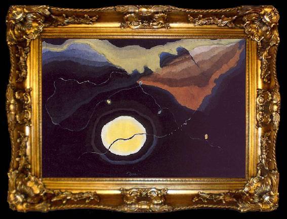 framed  Arthur Dove Me and the Moon, ta009-2